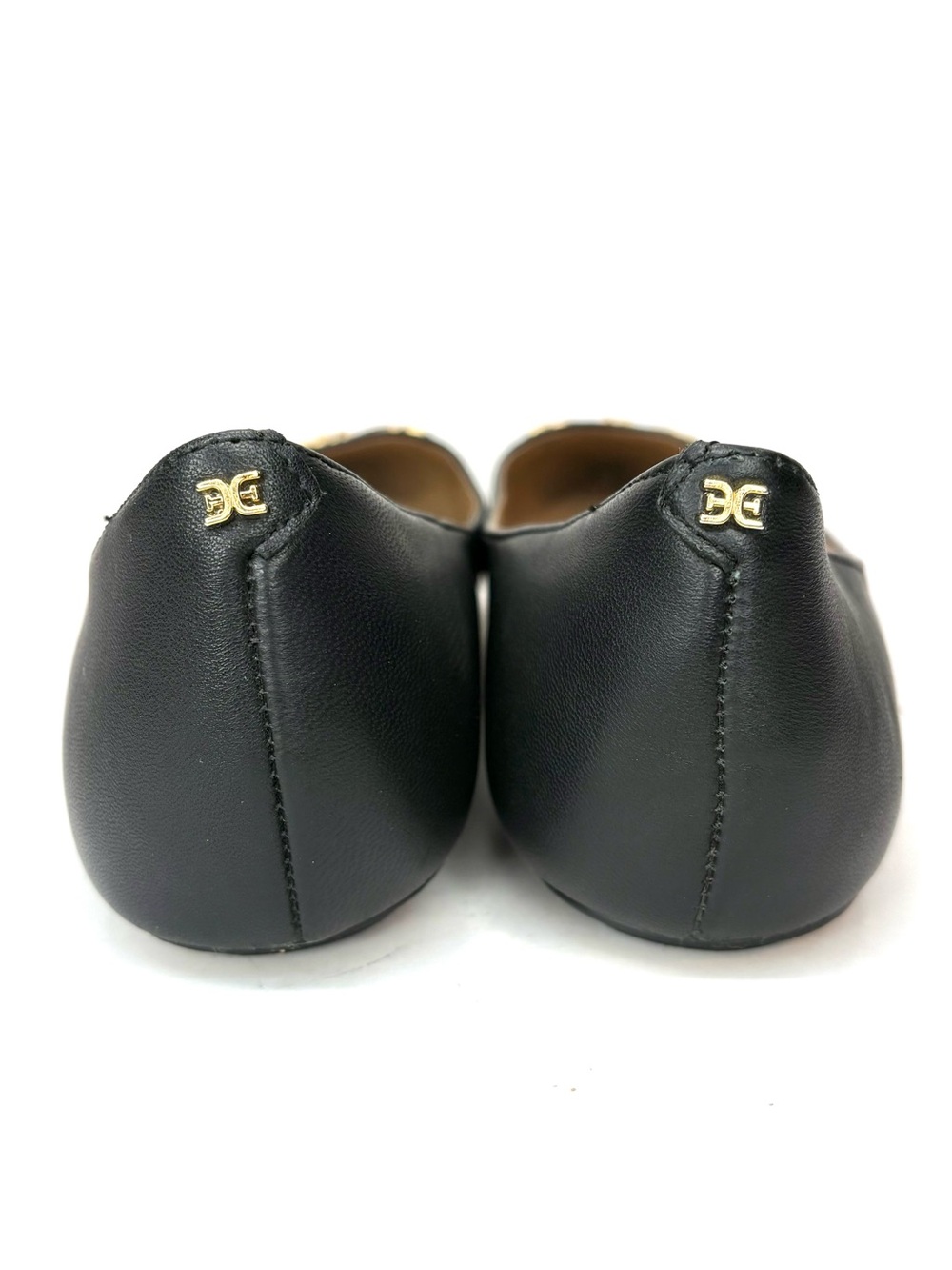 Sam Edelman Black Leather Horse-bit Flats | 9 - Picture 6 of 10